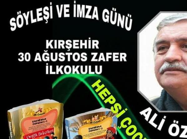 Eğitimci yazar Ali Özkanlı Cuma günü okulumuzda