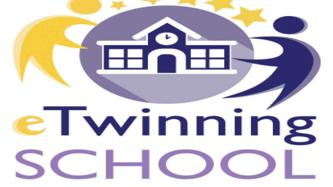 Avrupa eTwinning Okulu etiketini aldık.